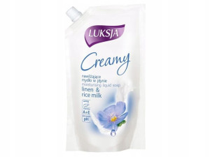 Luksja Len, mydło w płynie, zapas 400ml