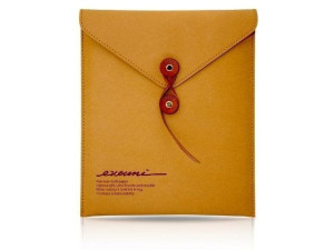 Etui Na Ipad 11 - Non Kraft Paper (brązowy - Czerwony Filc W Środku)