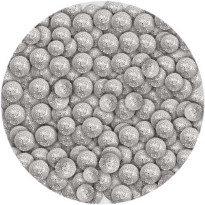 Styropian "Kuleczki brokatowe", srebrne, Titanum, 20 g