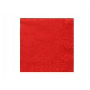 Aha Serwetki gastronomiczne 33 cm x 33 cm czerwony