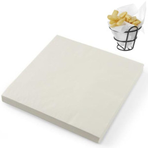 Papier pergaminowy do przekąsek frytek gładki 500 szt. 306x305 mm - Hendi 6