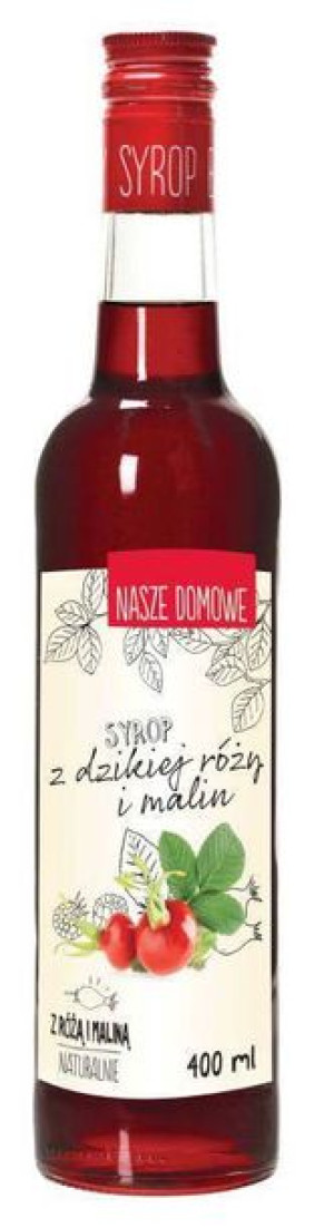 Syrop z dzikiej róży i malin 400 ml - Premium Rosa