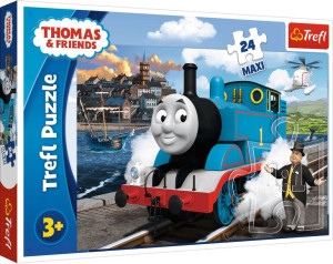 TREFL Puzzle Maxi Tomek i Przyjaciele Wesoły dzień Tomka 24el Układanka 143