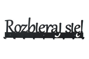 Rozbieraj się 80cm Wieszak ścienny na ubrania kurtki