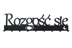 Rozgość się 80cm Wieszak na ubrania dekoracja ścienna, pomysł na prezent