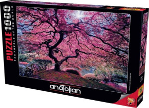 Puzzle 1000 Różowe Drzewo