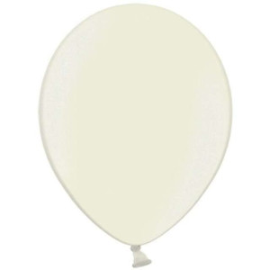 Balony "Metallic", kremowe, 5" STRONG, 100 szt