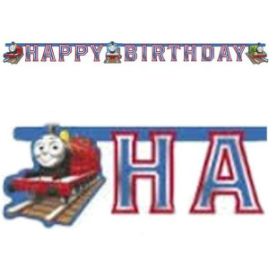 Girlanda "Happy Birthday - Tomek i Przyjaciele", AMSCAN, 180 cm