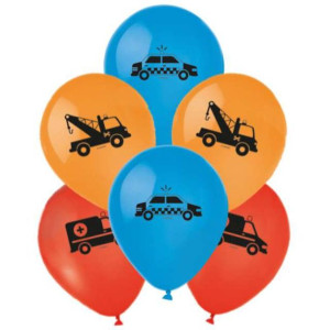 Balony "On the road ", mix, Amscan, 9", 6 szt