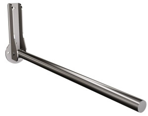 ANDEX Uchwyt prosty uchylny 85 cm Stal nierdzewna