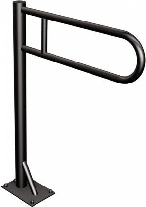 ANDEX Uchwyt podłogowy stały 60cm czarny