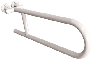 ANDEX Uchwyt półokrągły uchylny 60 cm biały