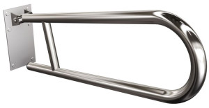 ANDEX Uchwyt półokrągły uchylny z płytą 60 cm połysk