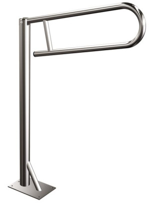 ANDEX Uchwyt podłogowy uchylny 60 cm połysk