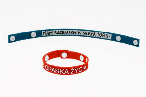 Opaska życia dla seniora, cukrzyka, grupa krwi