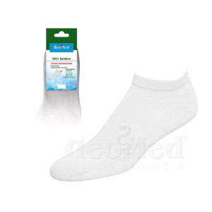 Stopki MINI BAMBOO z przędzy bambusowej Białe 43-46