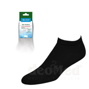 Stopki MINI BAMBOO z przędzy bambusowej Czarne 43-46