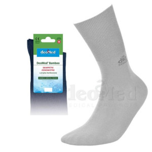Skarpetki Deomed Bamboo antyzapachowe Popielate 43