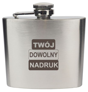 Piersiówka Nierdzewna Grawer Dowolny Reklama