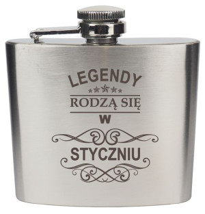 Piersiówka Stalowa Grawer Legendy Ze Stycznia