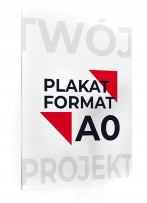 Plakaty Format A0 Wysoka jakość Papier 200g/m2