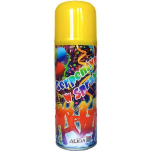 Serpentyna w sprayu "Classic", żółta, Aliga, 250ml
