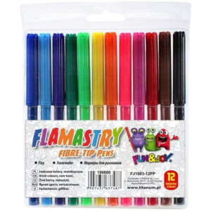 Flamastry "Artystyczne", mix, Fun&Joy, 6 szt