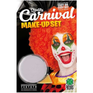 Make-up party "Farba do makijażu z gąbeczką", biała, Carnival Toys, 10
