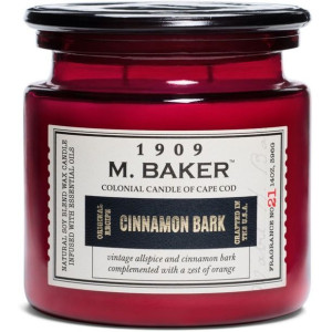 Colonial Candle M. Baker - Cinnamon Bark - sojowa świeca zapachowa w szkle