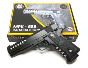 PISTOLET METALOWY M688 COLT Wiatrówka KULKI 6mm BB