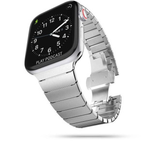 Bransoleta Tech-protect Linkband Apple Watch 4/5/6/7/SE 44/45mm Silver