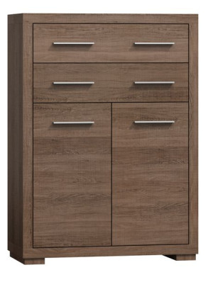 Nowoczesna Komoda 88cm Santana Ciemna Wega V7