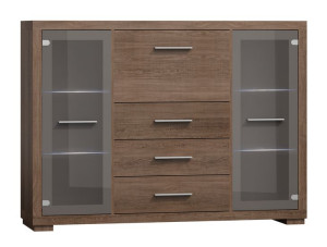 Nowoczesna Komoda 148cm Santana Ciemna Wega V8