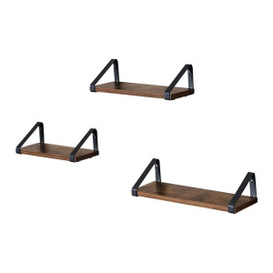Półka Wisząca Lws33bx ▪️ 2044 ▪️ Rustykalny Brąz 3 Sztuki