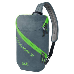 Plecak na jedno ramię Jack Wolfskin Ecoloader 12 - storm grey