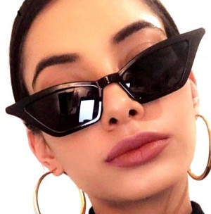 damskie retro okulary vintage modne kocie cat