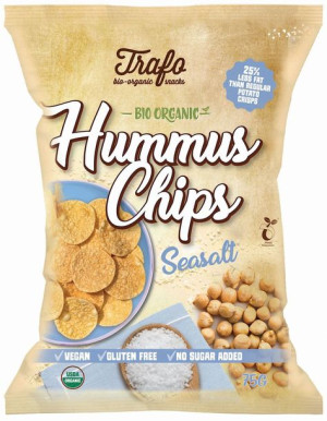 Chipsy Z Ciecierzycy Z Solą Morską Bezglutenowe Bio 75 G - Trafo
