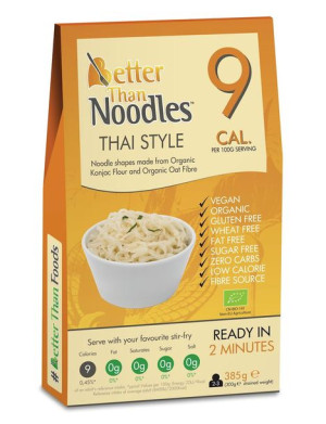 Makaron (konjac Typu Noodle Thai Style) Bezglutenowy Bio 385 G - Better Tha