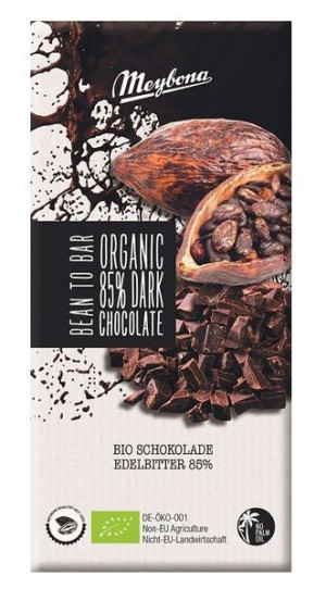 Czekolada Gorzka 85 % Bio 100 G - Meybona