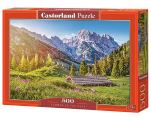Puzzle 500 Lato W Alpach Castor