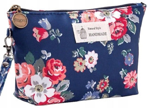 kosmetyczka organizer na kosmetyki w kwiaty boho