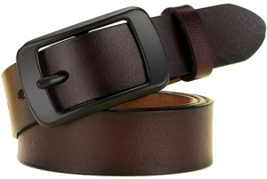 damski pasek skórzany do spodni modny klamra boho