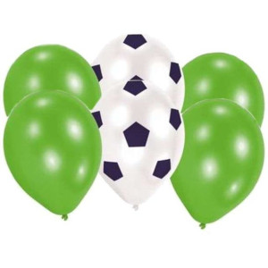 Balony "Piłkarskie - Kicker Party", pastel mix, AMSCAN, 9", 6 szt