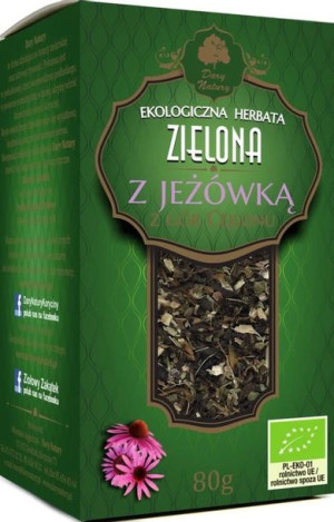 Herbata Zielona Z Jeżówką Bio 80 G - Dary Natury