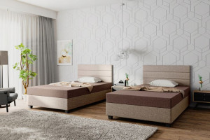 Łóżko jednoosobowe tapczan panelowy 70cm