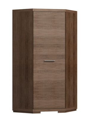 Nowoczesna Szafa Narożna 90cm Santana Ciemna Wega V38