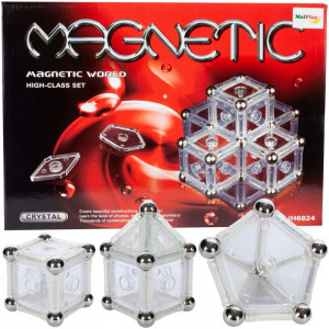 Klocki Magnetyczne Układanka Magnetic Crystal 84el