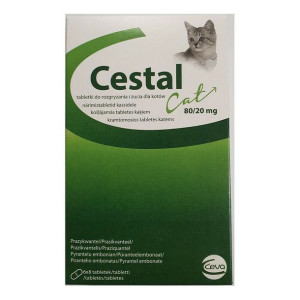 Cestal Cat Tabletki na Odrobaczanie 48 Tabletek