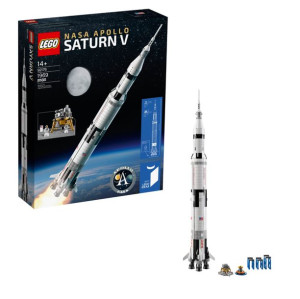 LEGO Rakieta NASA Apollo Saturn V 1 metr wysokości 1969szt. DolinaKlockow