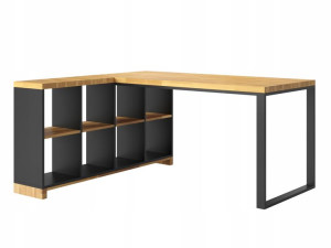 Biurko modern office z dębowym blatem